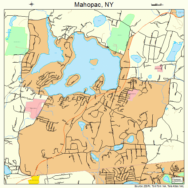 Mahopac, NY street map