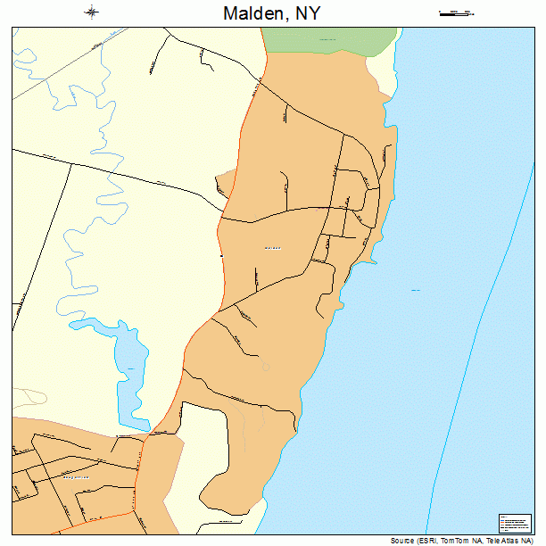 Malden, NY street map