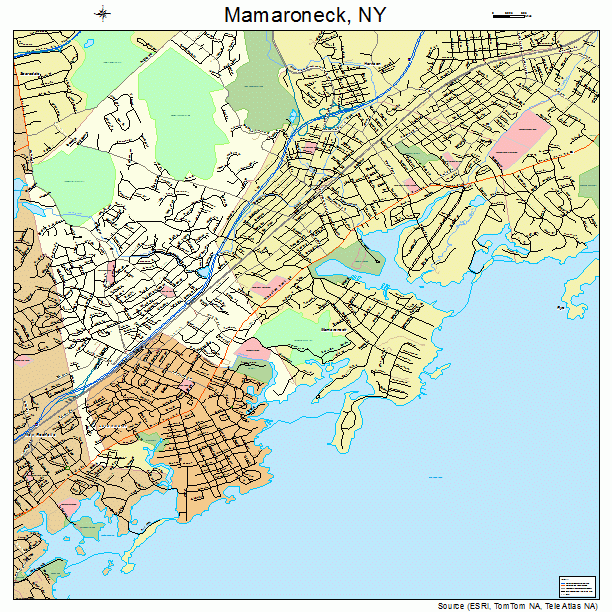 Mamaroneck, NY street map