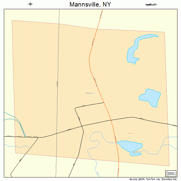 Mannsville, NY street map
