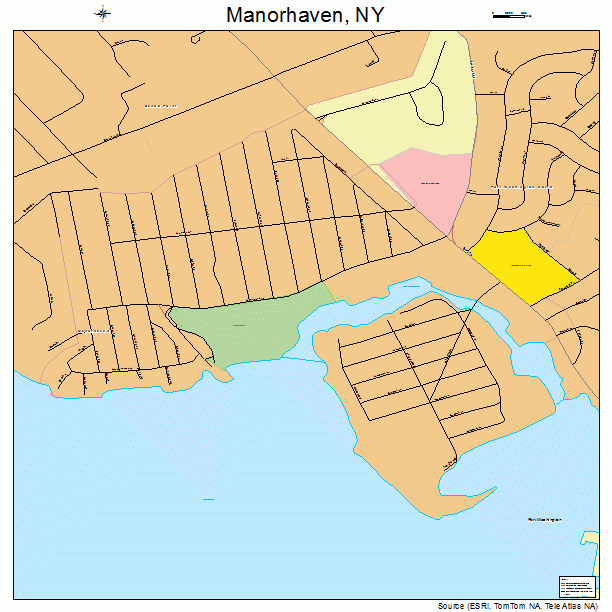 Manorhaven, NY street map