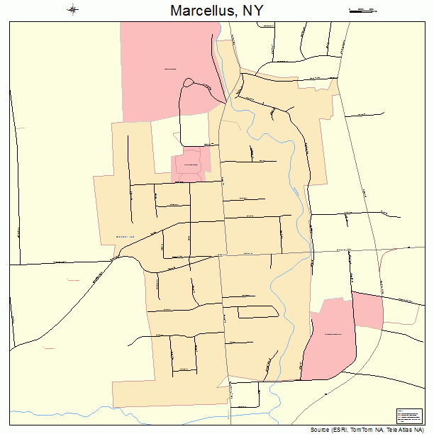 Marcellus, NY street map