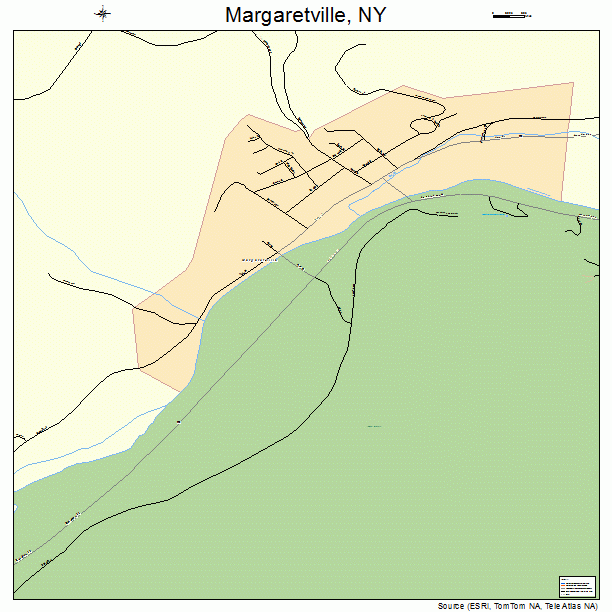 Margaretville, NY street map