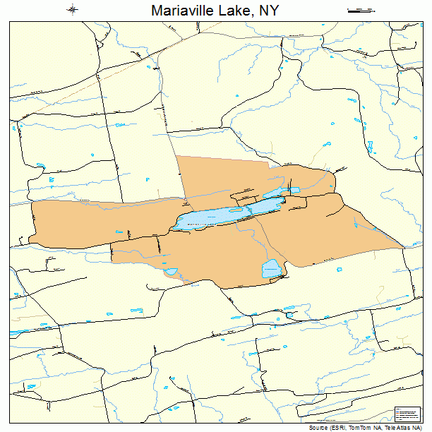Mariaville Lake, NY street map