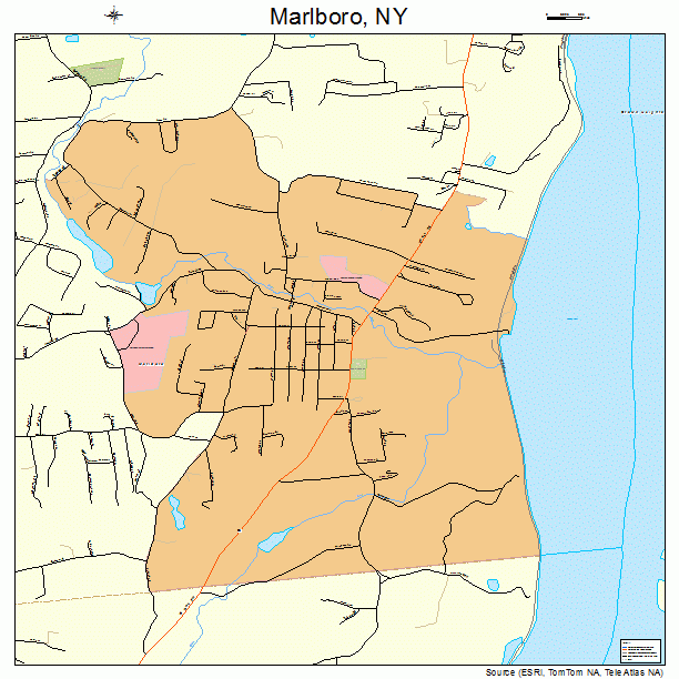 Marlboro, NY street map