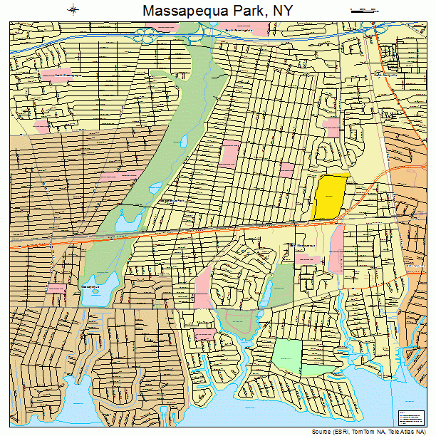 Massapequa Park, NY street map