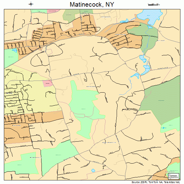 Matinecock, NY street map