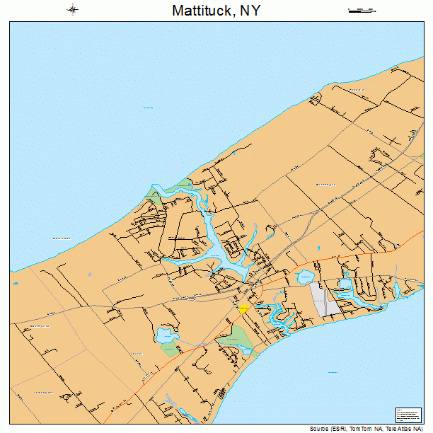 Mattituck, NY street map