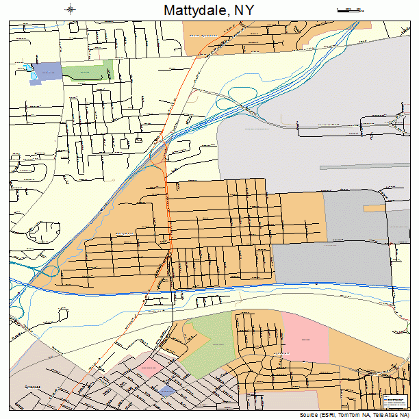 Mattydale, NY street map