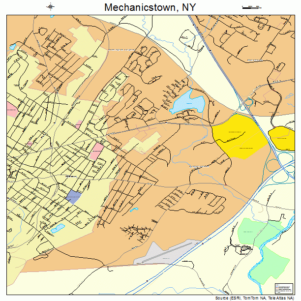 Mechanicstown, NY street map