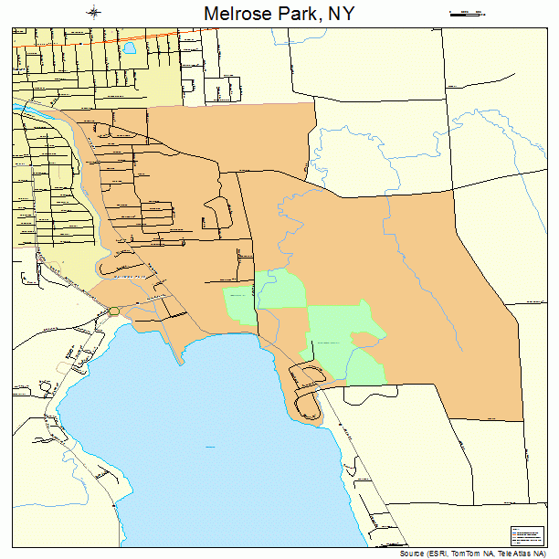 Melrose Park, NY street map