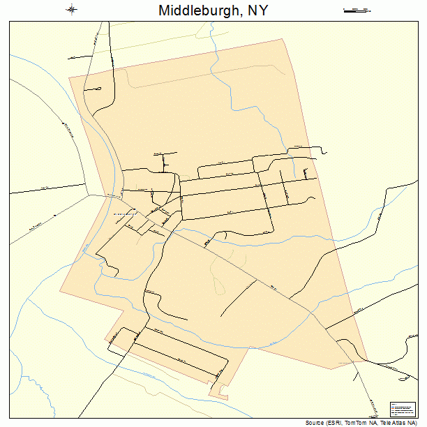 Middleburgh, NY street map