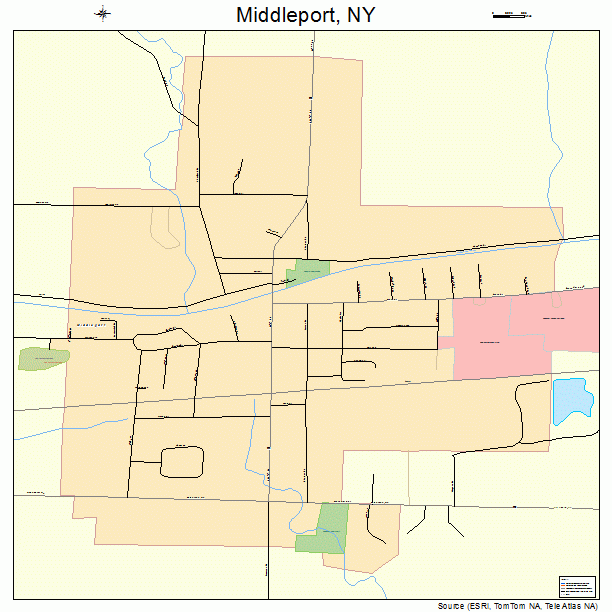 Middleport, NY street map