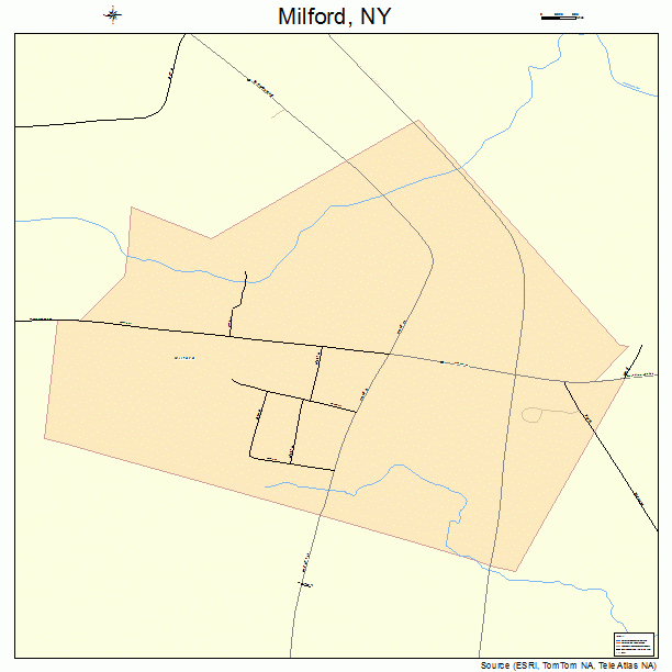 Milford, NY street map