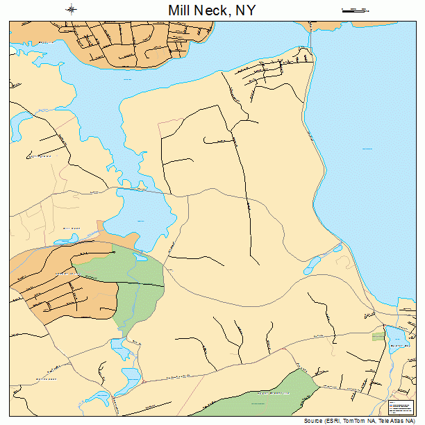 Mill Neck, NY street map