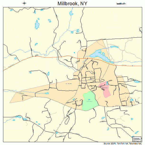 Millbrook, NY street map