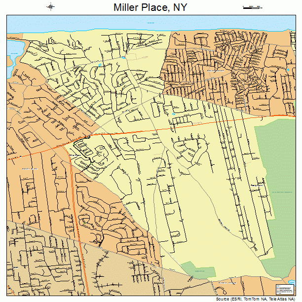 Miller Place, NY street map