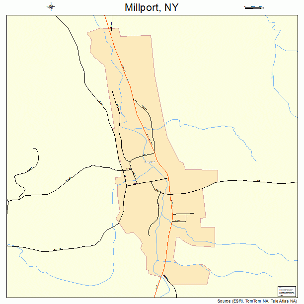 Millport, NY street map