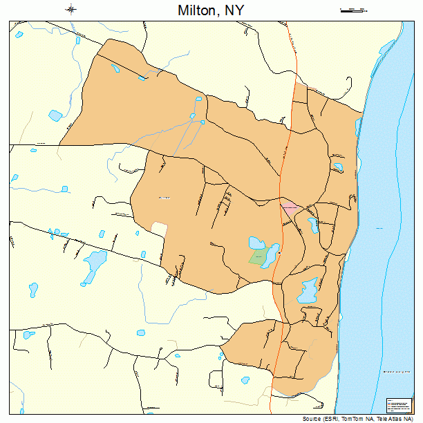 Milton, NY street map