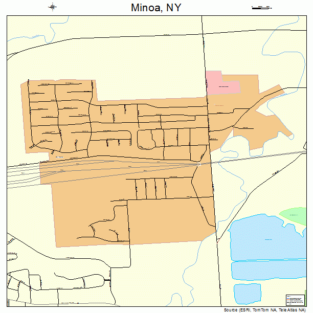 Minoa, NY street map