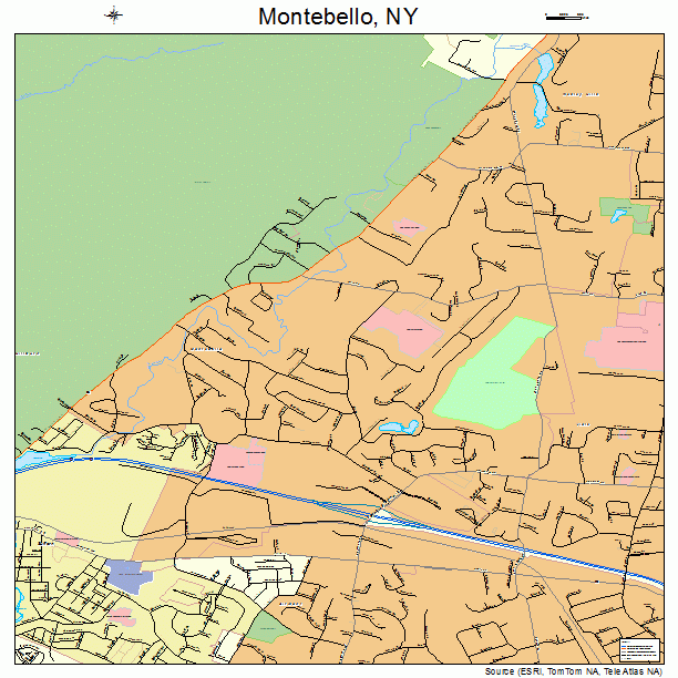 Montebello, NY street map