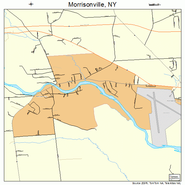 Morrisonville, NY street map