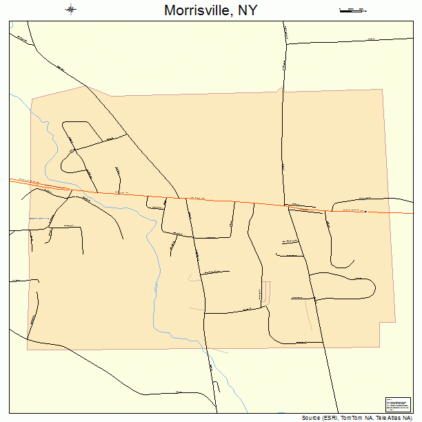 Morrisville, NY street map