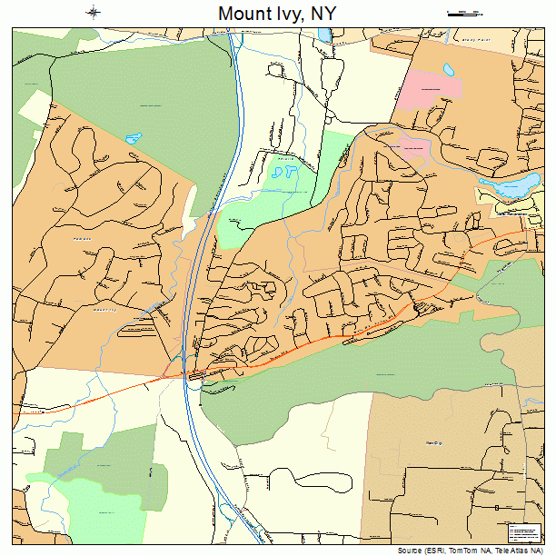 Mount Ivy, NY street map