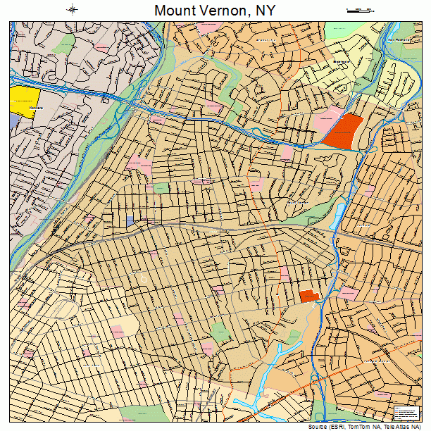 Mount Vernon, NY street map