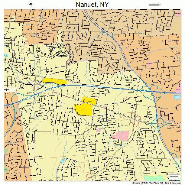 Nanuet, NY street map