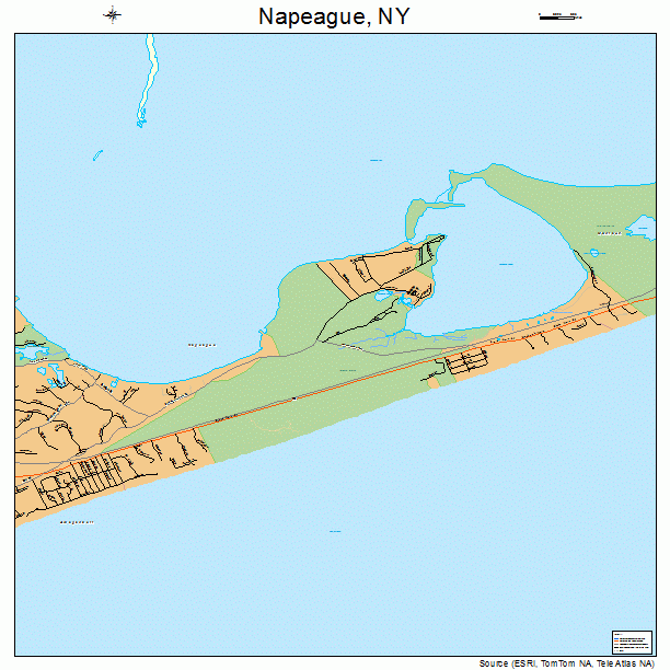 Napeague, NY street map