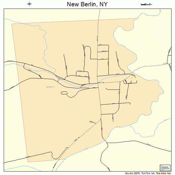 New Berlin, NY street map