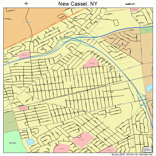 New Cassel, NY street map