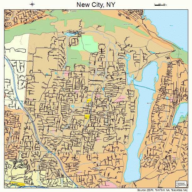 New City, NY street map