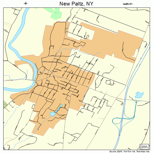 New Paltz, NY street map