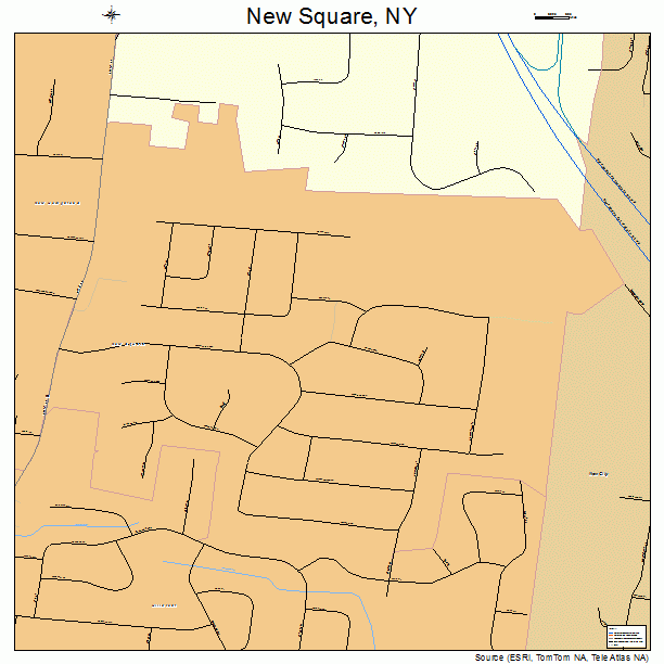 New Square, NY street map