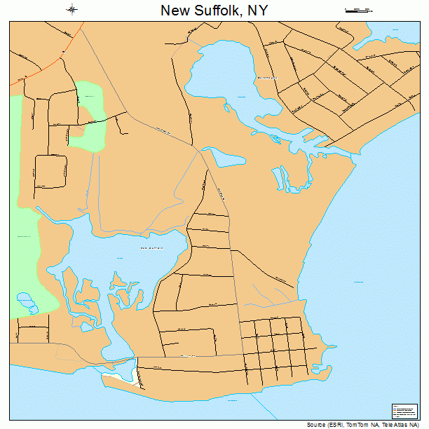 New Suffolk, NY street map
