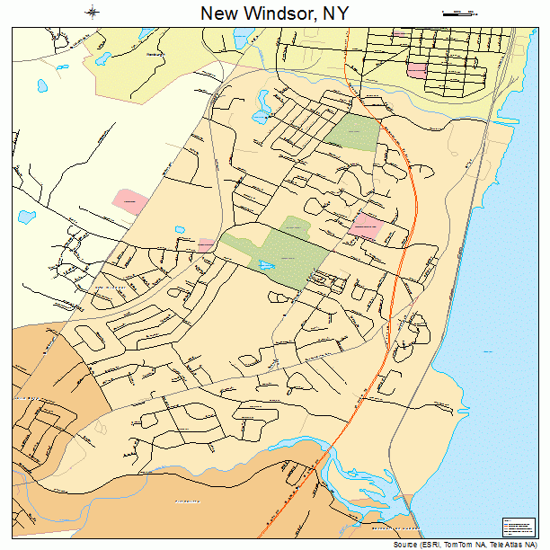 New Windsor, NY street map