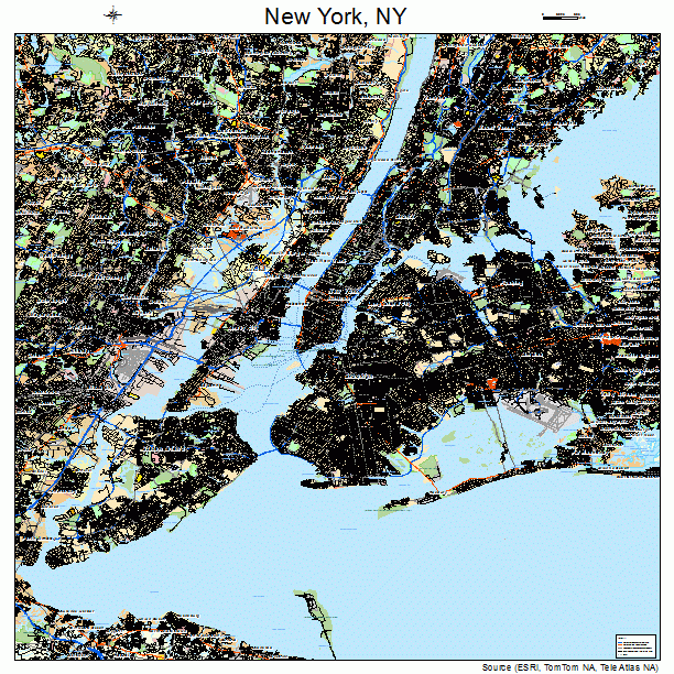 New York, NY street map