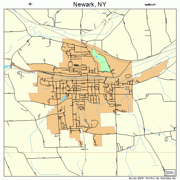 Newark, NY street map