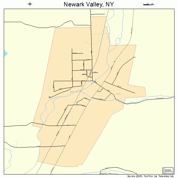 Newark Valley, NY street map