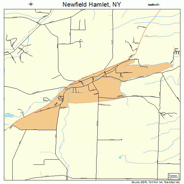 Newfield Hamlet, NY street map