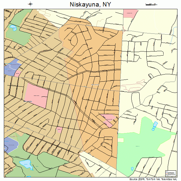 Niskayuna, NY street map
