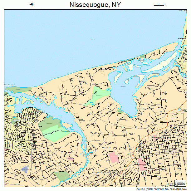 Nissequogue, NY street map