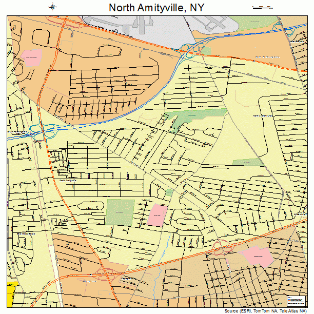 North Amityville, NY street map