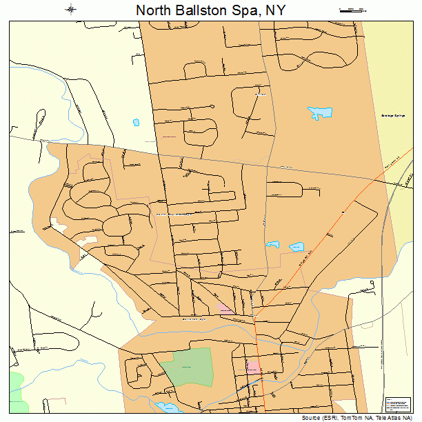 North Ballston Spa, NY street map