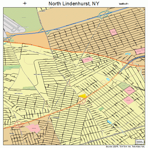 North Lindenhurst, NY street map