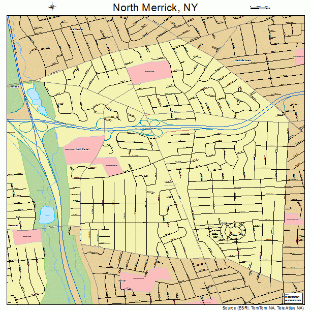 North Merrick, NY street map