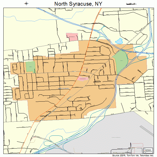 North Syracuse, NY street map