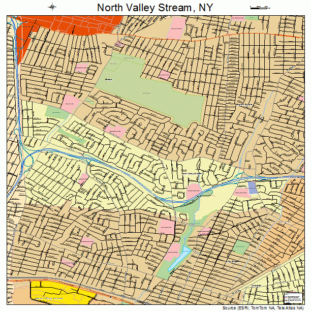 North Valley Stream, NY street map